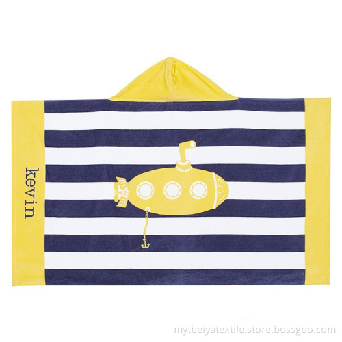 2017 Fashion Design Cute Animal Hooded Towel For Children